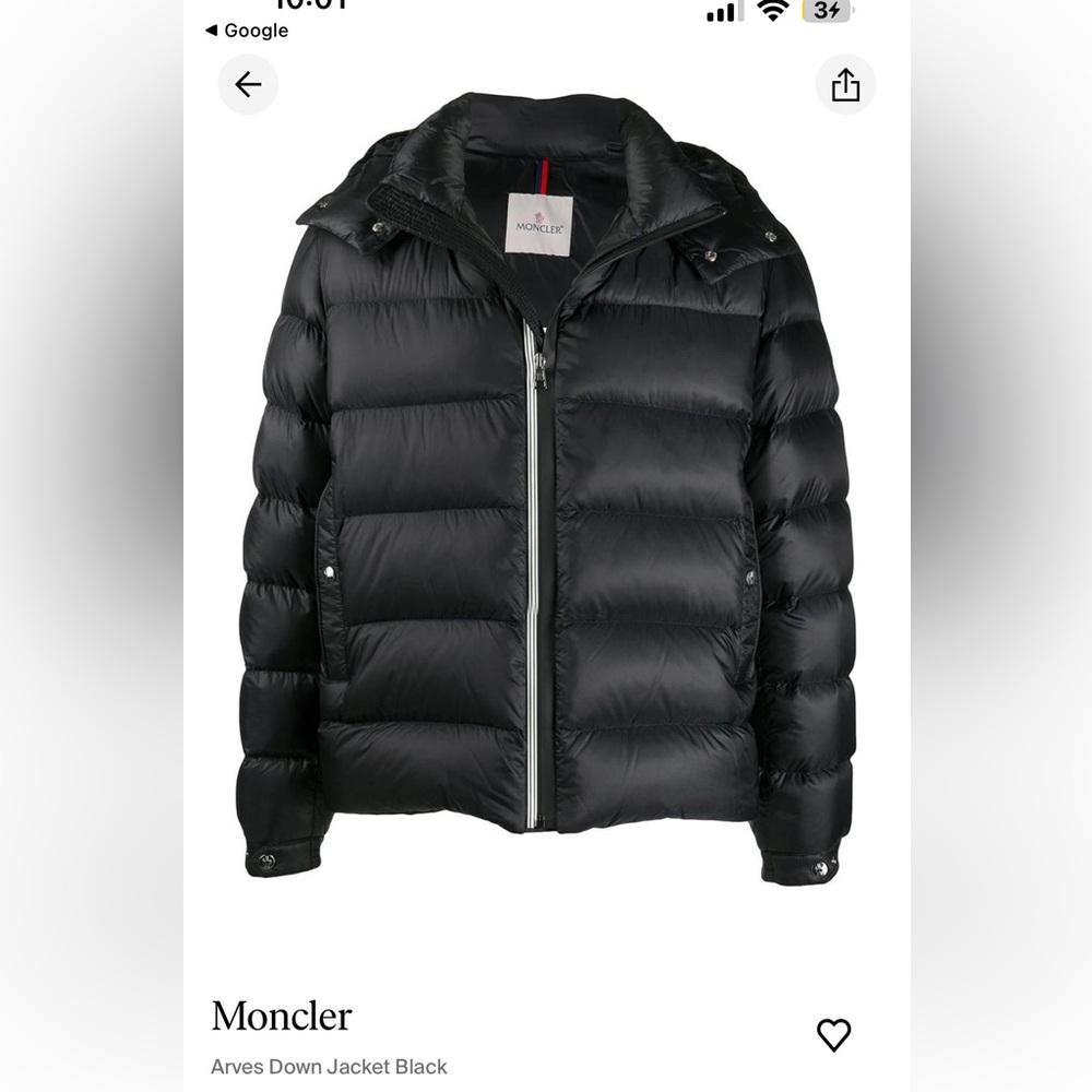 Moncler arves down jacket